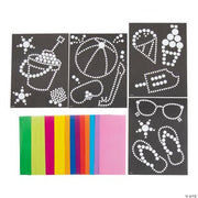 Sticker Dot Art-Summertime - 12 Pieces