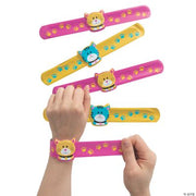 Cat Slap Bracelets With Charm - 12 Pieces