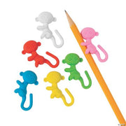 Monkey Pencil Hugger Eraser - 24 Pieces