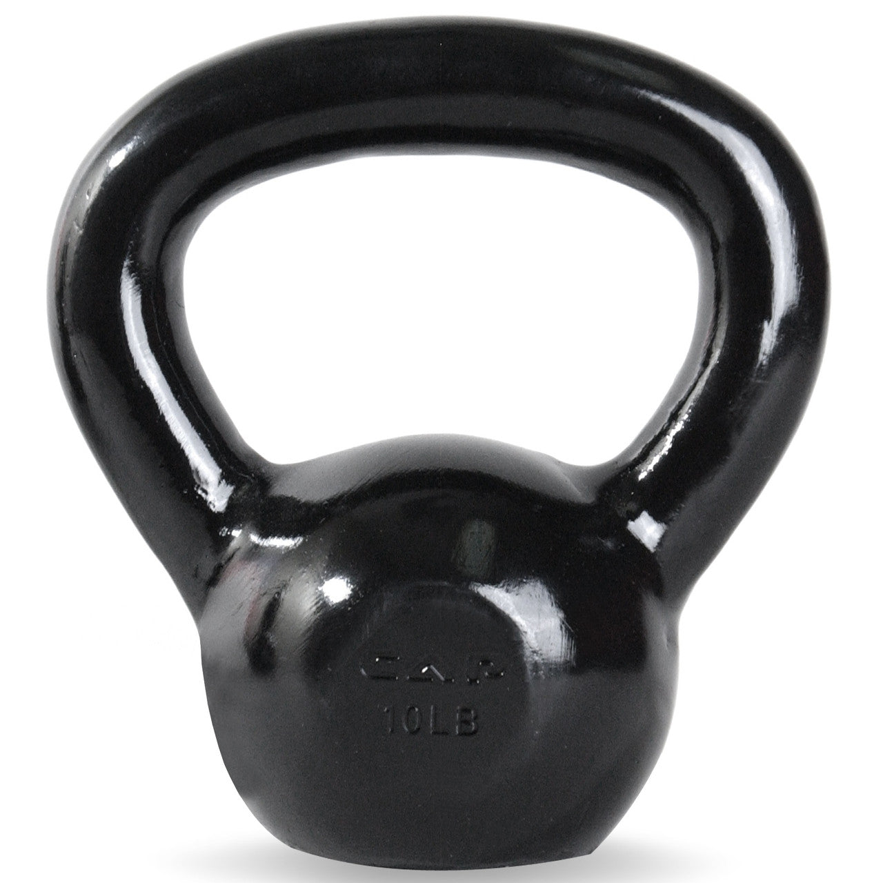 CAP 10 lb Enamel Coated Cast Iron Kettlebell