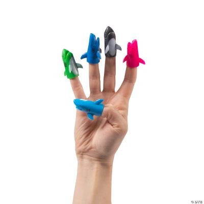Shark Finger Puppets - 24 Pieces