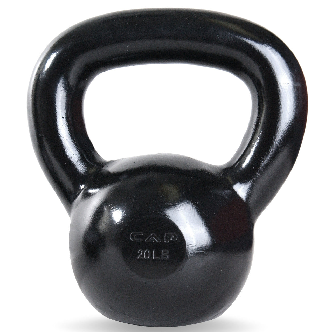 CAP 20 lb Enamel Coated Cast Iron Kettlebell