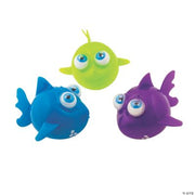 Wiggle Eye Fish Beaded Stress Ball - 12 Pieces