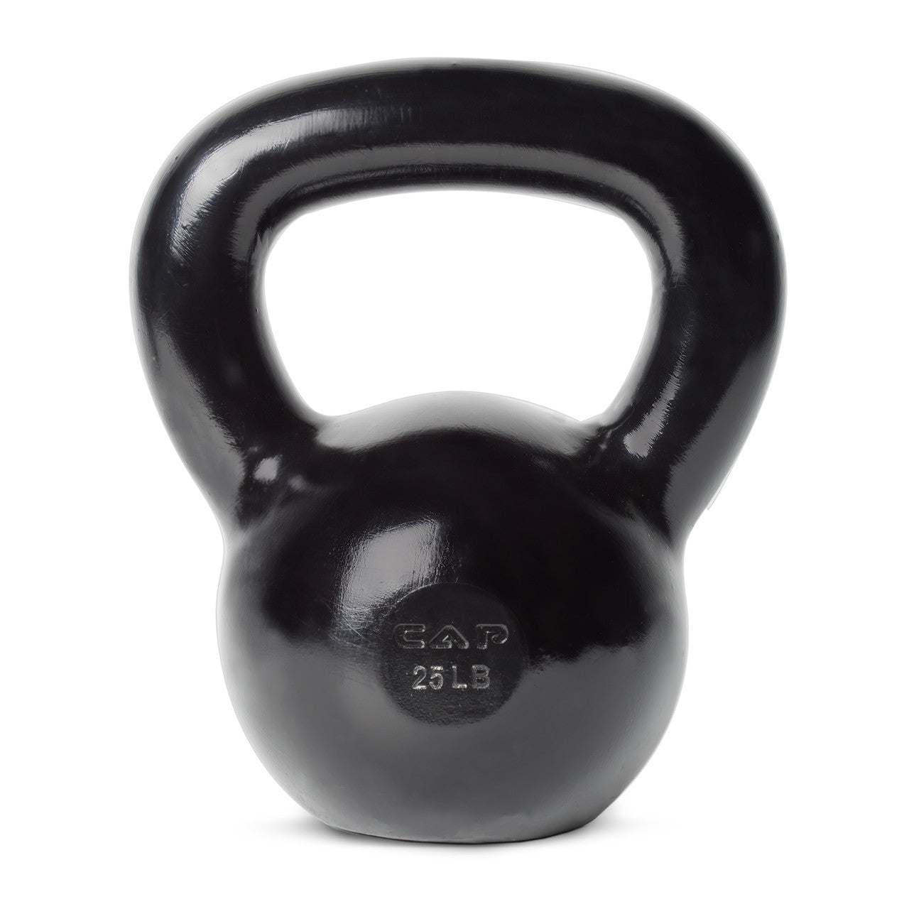 CAP 25 lb Enamel Coated Cast Iron Kettlebell