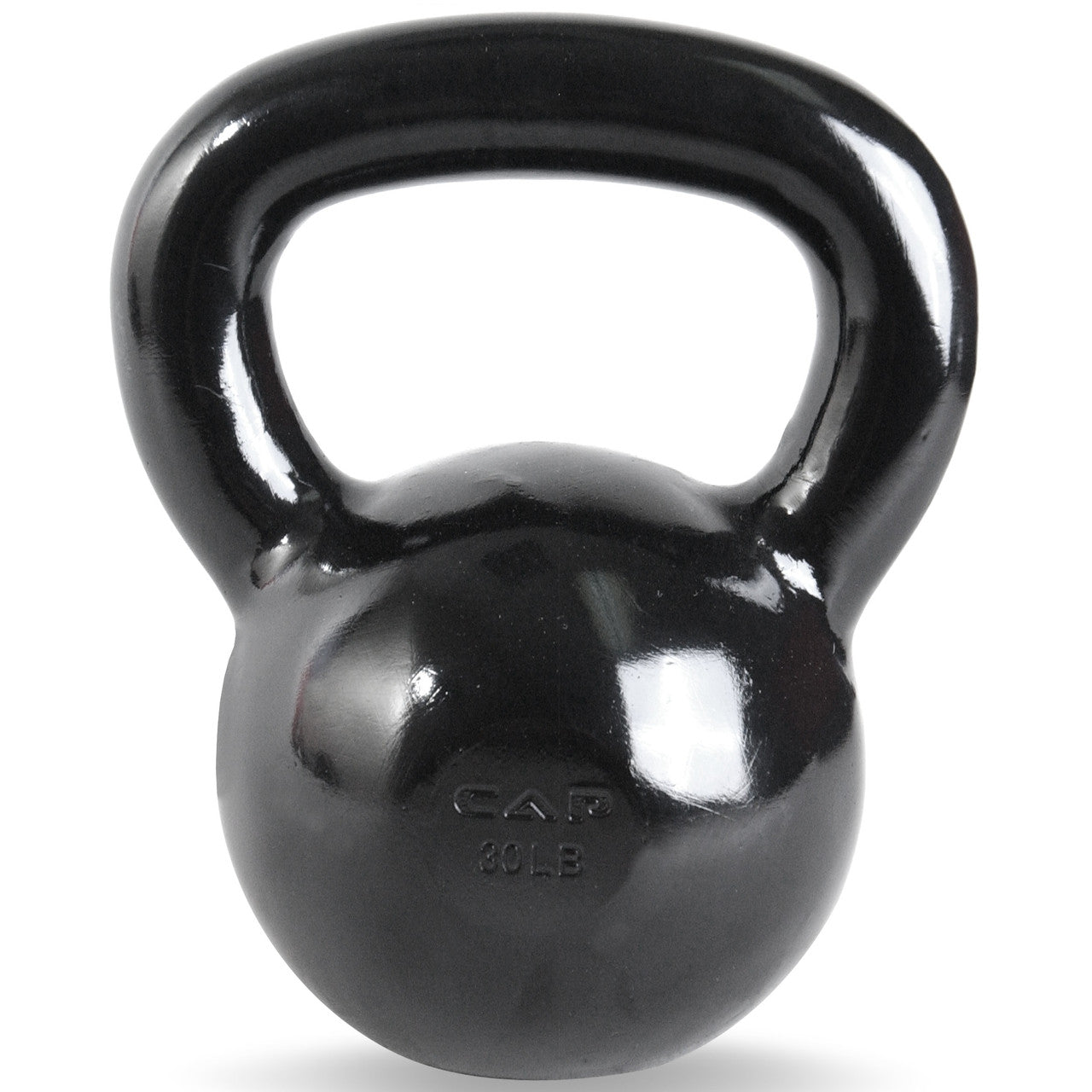 CAP 30 lb Enamel Coated Cast Iron Kettlebell