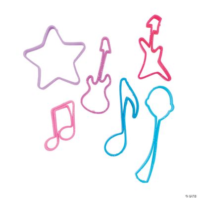 Rock Star Jumbo Fun Bands - 6 Pieces