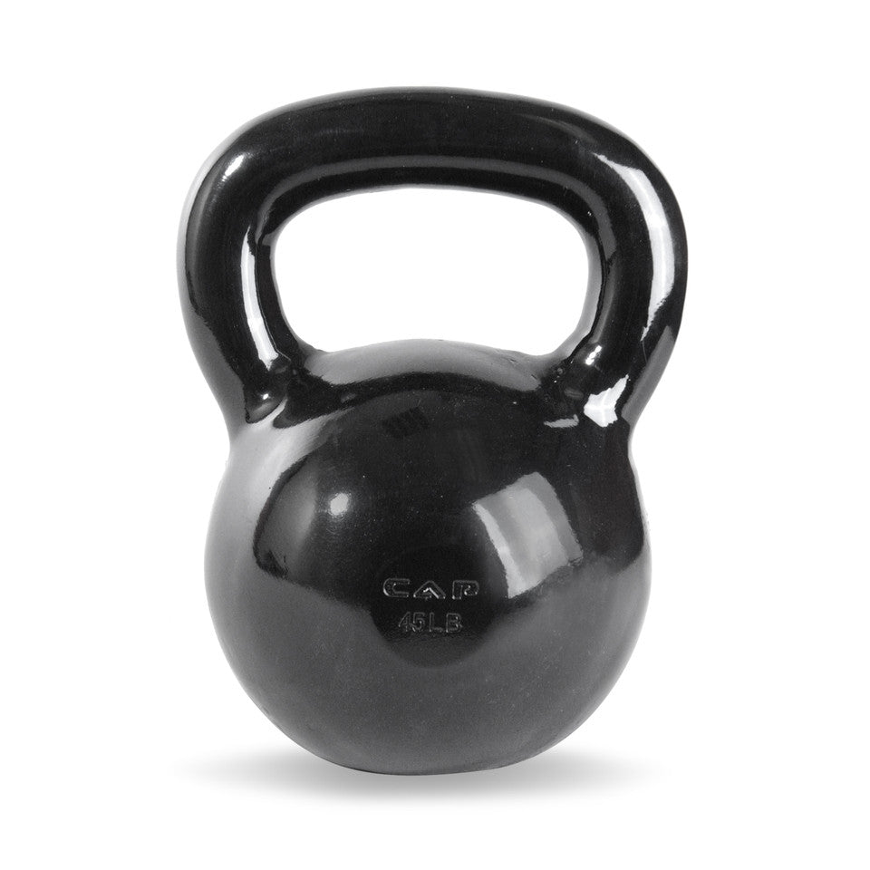 CAP 45 lb Enamel Coated Cast Iron Kettlebell