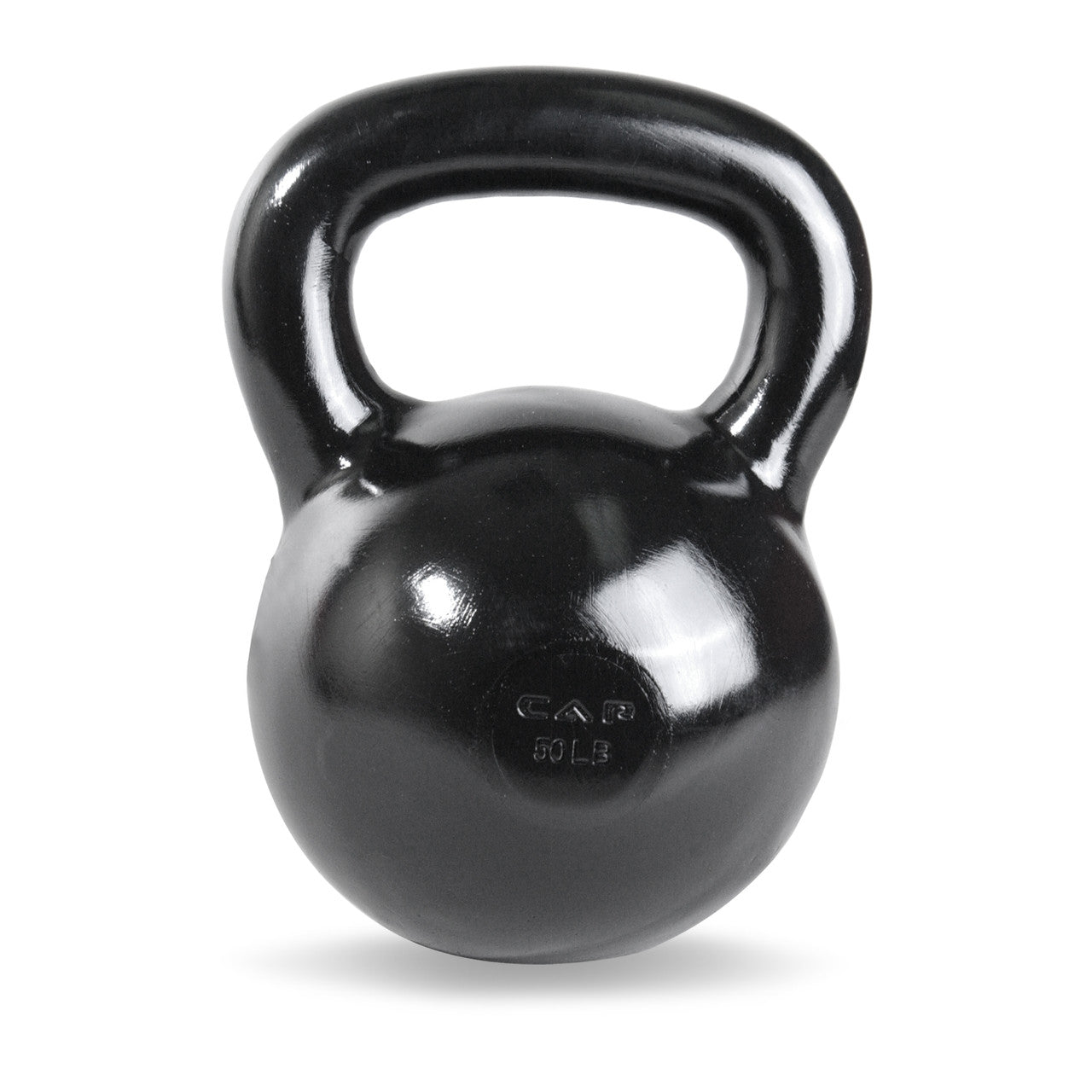 CAP 50 lb Enamel Coated Cast Iron Kettlebell