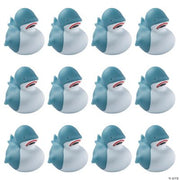 Shark Rubber Ducks - 12 Pieces
