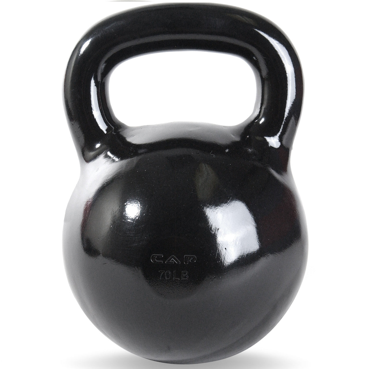 CAP 70 lb Enamel Coated Cast Iron Kettlebell