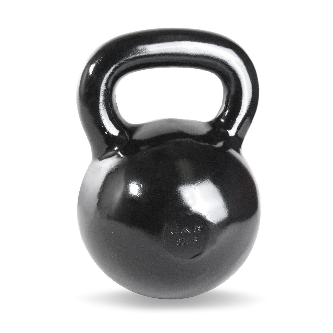 CAP 80 lb Enamel Coated Cast Iron Kettlebell