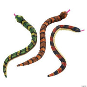 Realistic Bendable Snake Plush - 12 Pieces