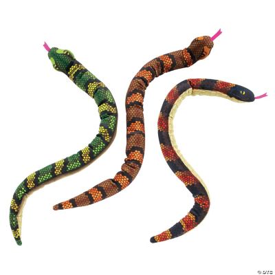 Realistic Bendable Snake Plush - 12 Pieces
