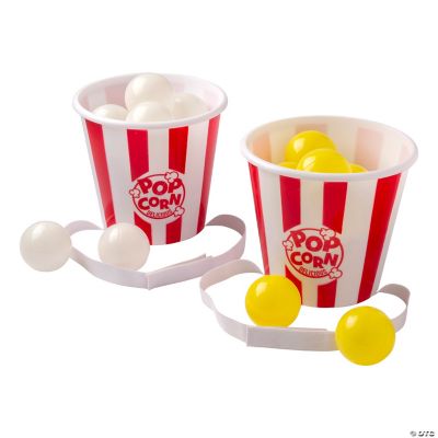 Popcorn Bucket Toss Game - 14 Pieces