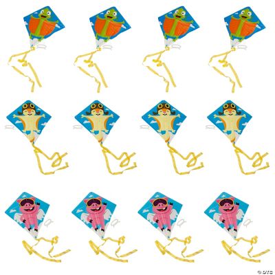 Flying Animals Kites With Tails - 12 Pieces