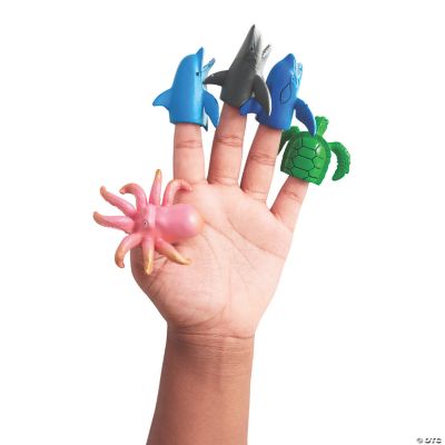 Sea Life Finger Puppets - 12 Pieces