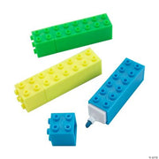 Color Toy Brick Highlighters - 12 Pieces