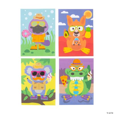 Australian Animals Make A Sticker Scene - 12 Pieces