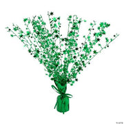 Green Sm Foil Burst Centerpiece - 1 Piece