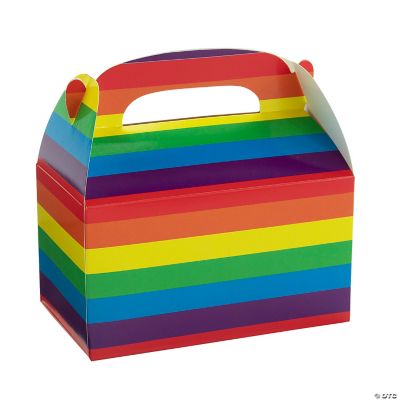 Rainbow Favor Gable Box - 12 Pieces