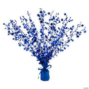 Blue Small Foil Burst Centerpiece - 1 Piece