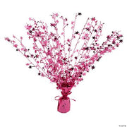 Pink Sm Foil Centerpiece - 1 Piece