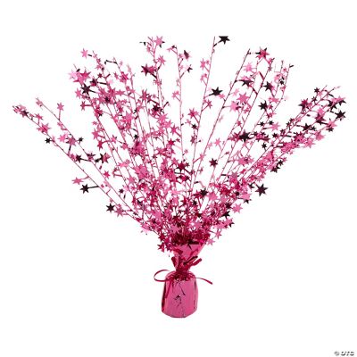 Pink Sm Foil Centerpiece - 1 Piece