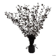 Black Small Foil Burst Centerpiece - 1 Piece