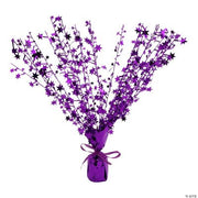 Purple Sm Foil Burst Centerpiece - 1 Piece