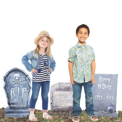 Tombstone Set Of Three Yard Signs - 3 Pieces