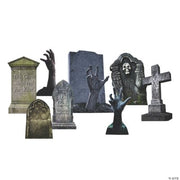Tomb Stone And Zombies Icon Yard Signs - 8 Pieces