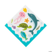 Under The Sea Lunch Napkins - 16 Pieces