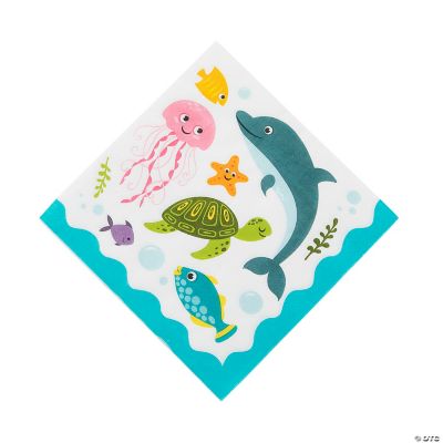 Under The Sea Lunch Napkins - 16 Pieces