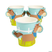 Farm Party Cups - 8 Pieces