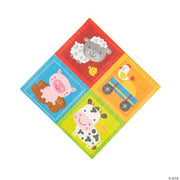 Farm Party Lunch Napkins - 16 Pieces