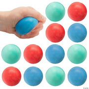 Mood/Color Change Relaxable Stress Ball - 12 Pieces
