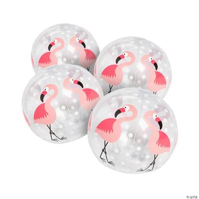 Flamingo Mini Beach Ball - 12 Pieces