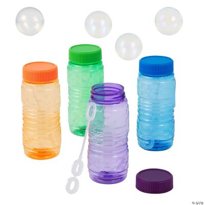 4 Oz Bubble Bottles - 12 Pieces
