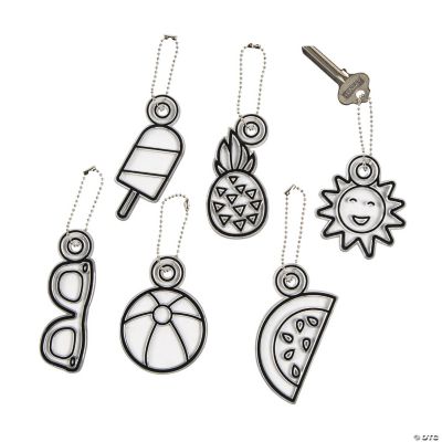 Suncatcher Key Chains - 24 Pieces