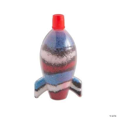 Rocket Sand Art Bottles - 12 Pieces