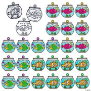 Fish Bowl Suncatchers - 24 Pieces