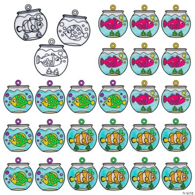 Fish Bowl Suncatchers - 24 Pieces