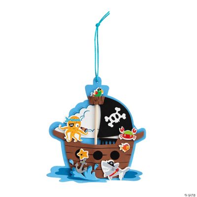 Silly Pirate Ship Sign - 12 Pieces