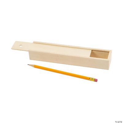 Diy Wooden Pencil Box - 12 Pieces