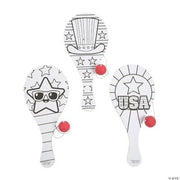 Cyo Patriotic Paddleball Game - 12 Pieces