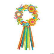 Fiesta Paper Flower Wreath Ck - 1 Piece