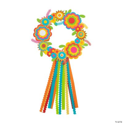 Fiesta Paper Flower Wreath Ck - 1 Piece