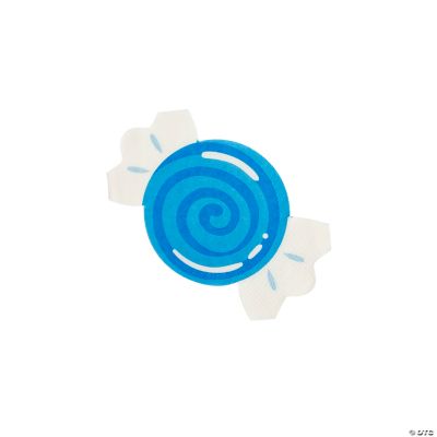 Candy World Shaped Candy Bev Napkin - 16 Pieces