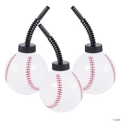 Baseball Sipper Cups - 8 Pieces
