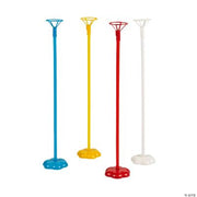 Colorful Balloon Sticks W Stands - 12 Pieces